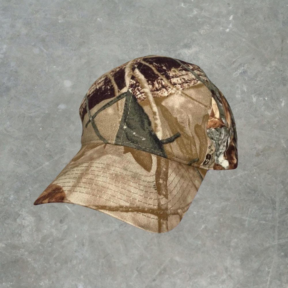 ☀️ Vintage 90s Signatures Hunting Camo Snap Back Dad Hat OSFA